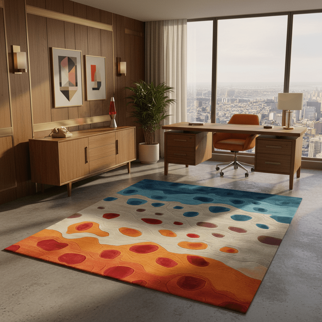 Color Melt Shore Hand Tufted Rug 3 - 1001 Knots