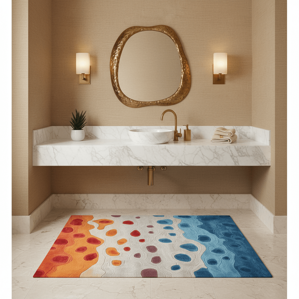 Color Melt Shore Hand Tufted Rug 4 - 1001 Knots