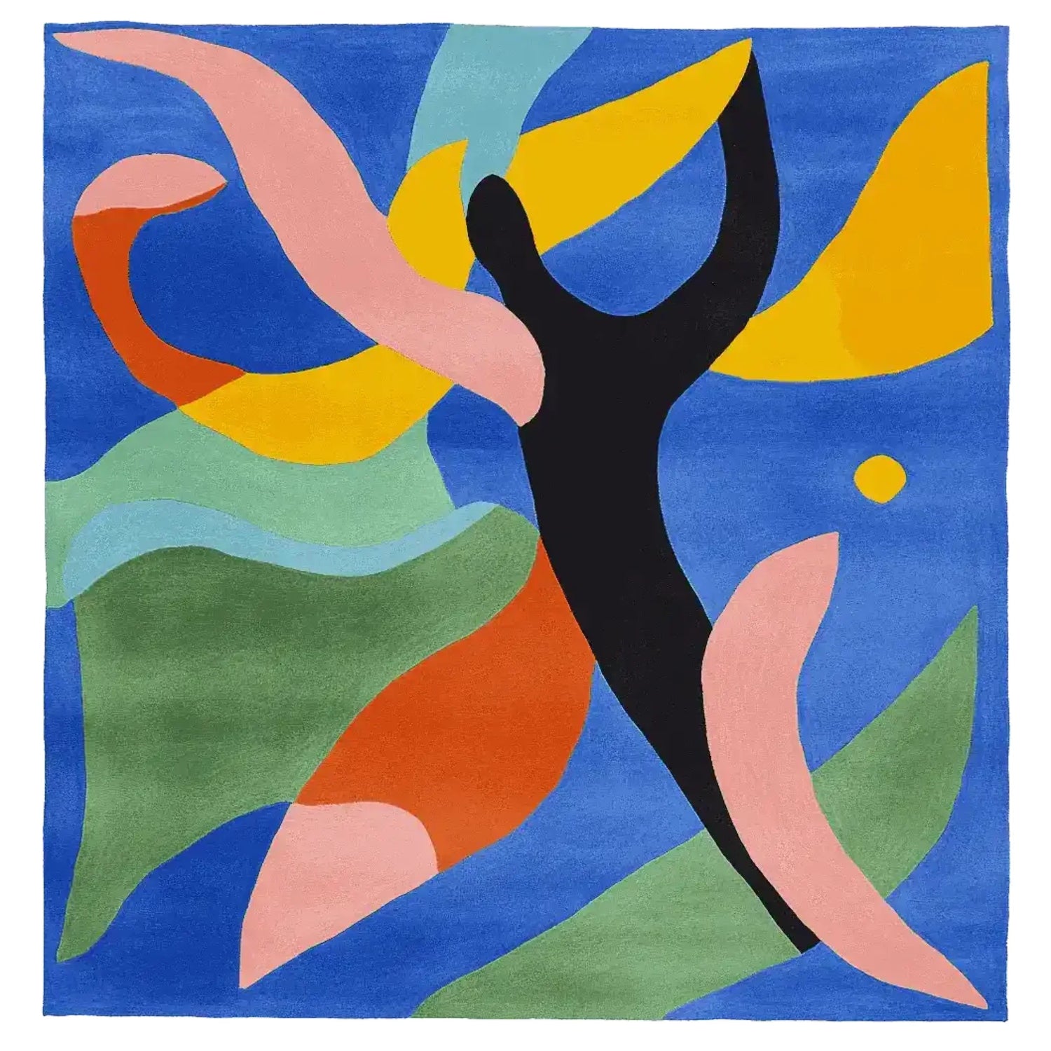 Color Splash Motion Hand Tufted Rug