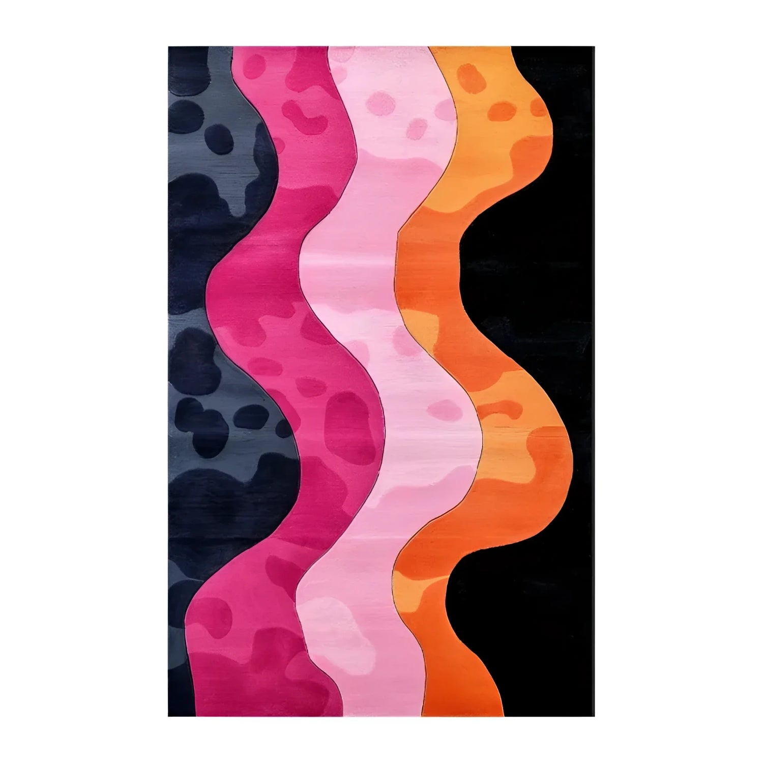 Color Symphony Hand Tufted Wool Runner Rug