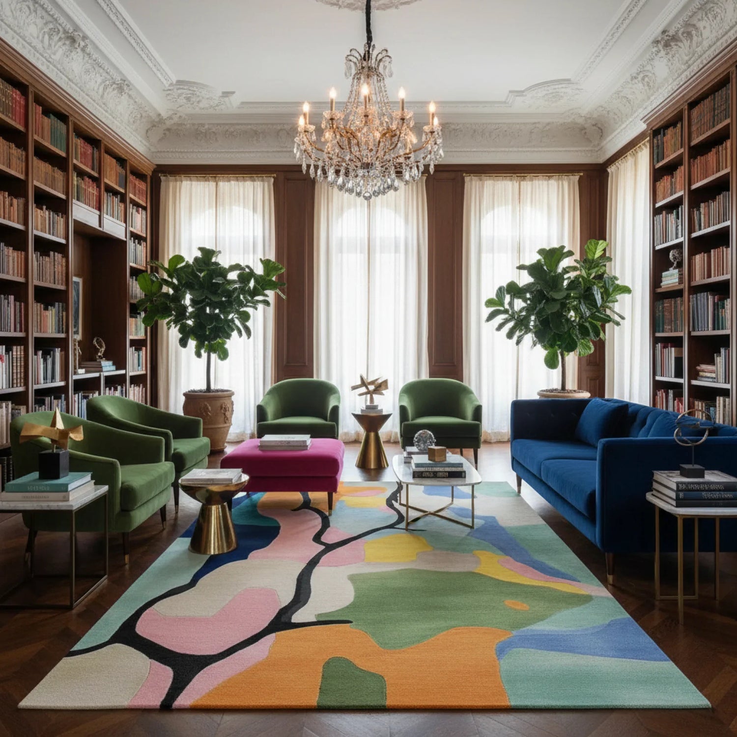 Color Terrain Hand Tufted Rug