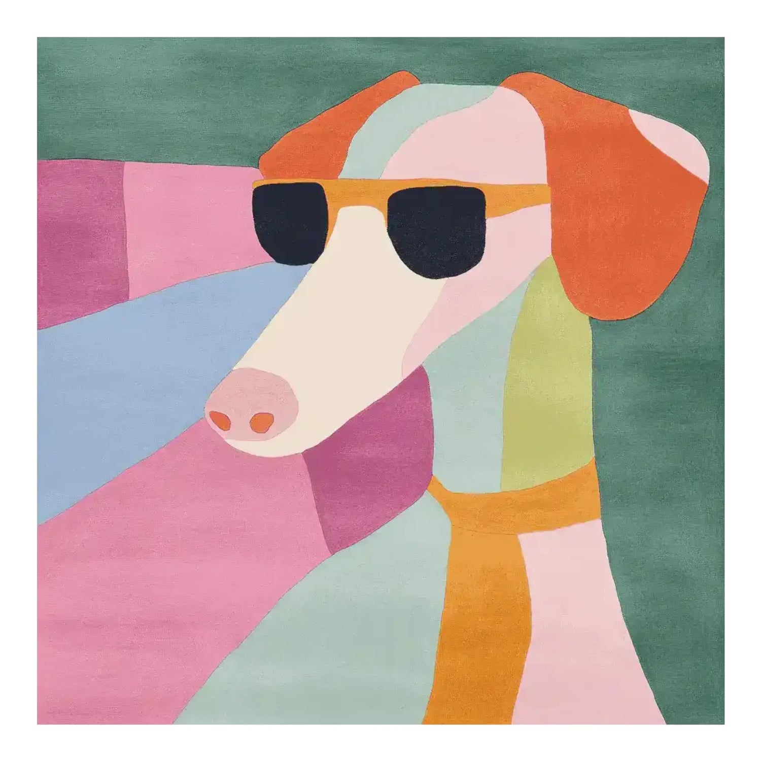 Colorblock Dog Days Hand Tufted Rug