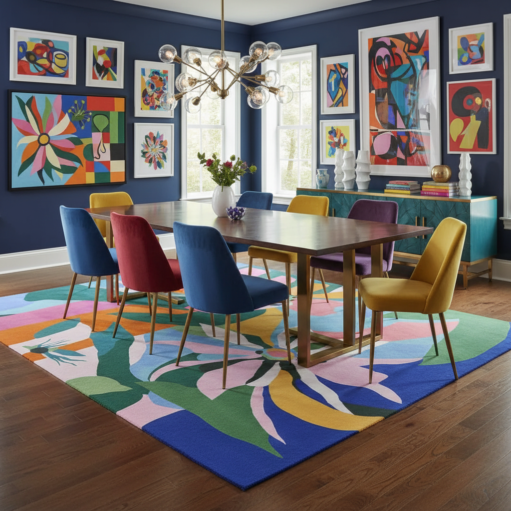 Colorburst Petal Reverie Hand Tufted Rug