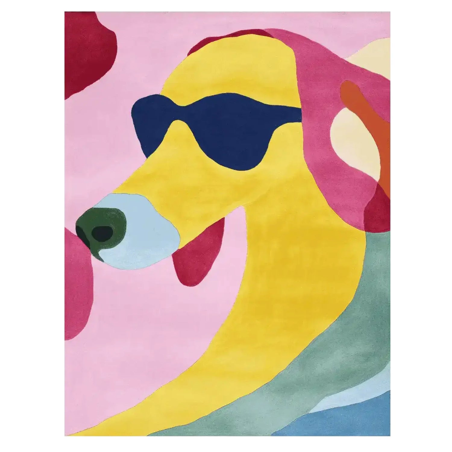 Colorwave Dog Drift Hand Tufted Rug