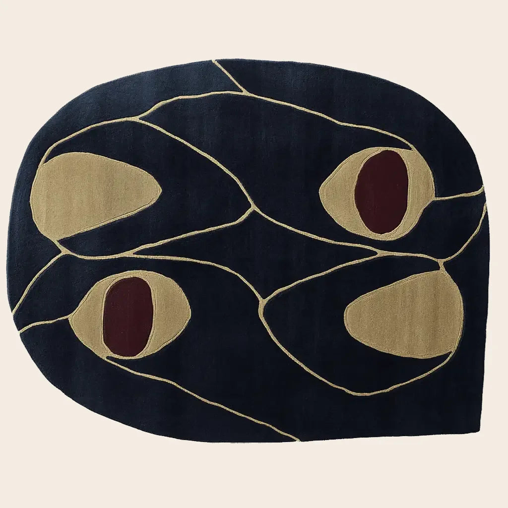 Concrete Line Study Hand Tufted Rug - rug