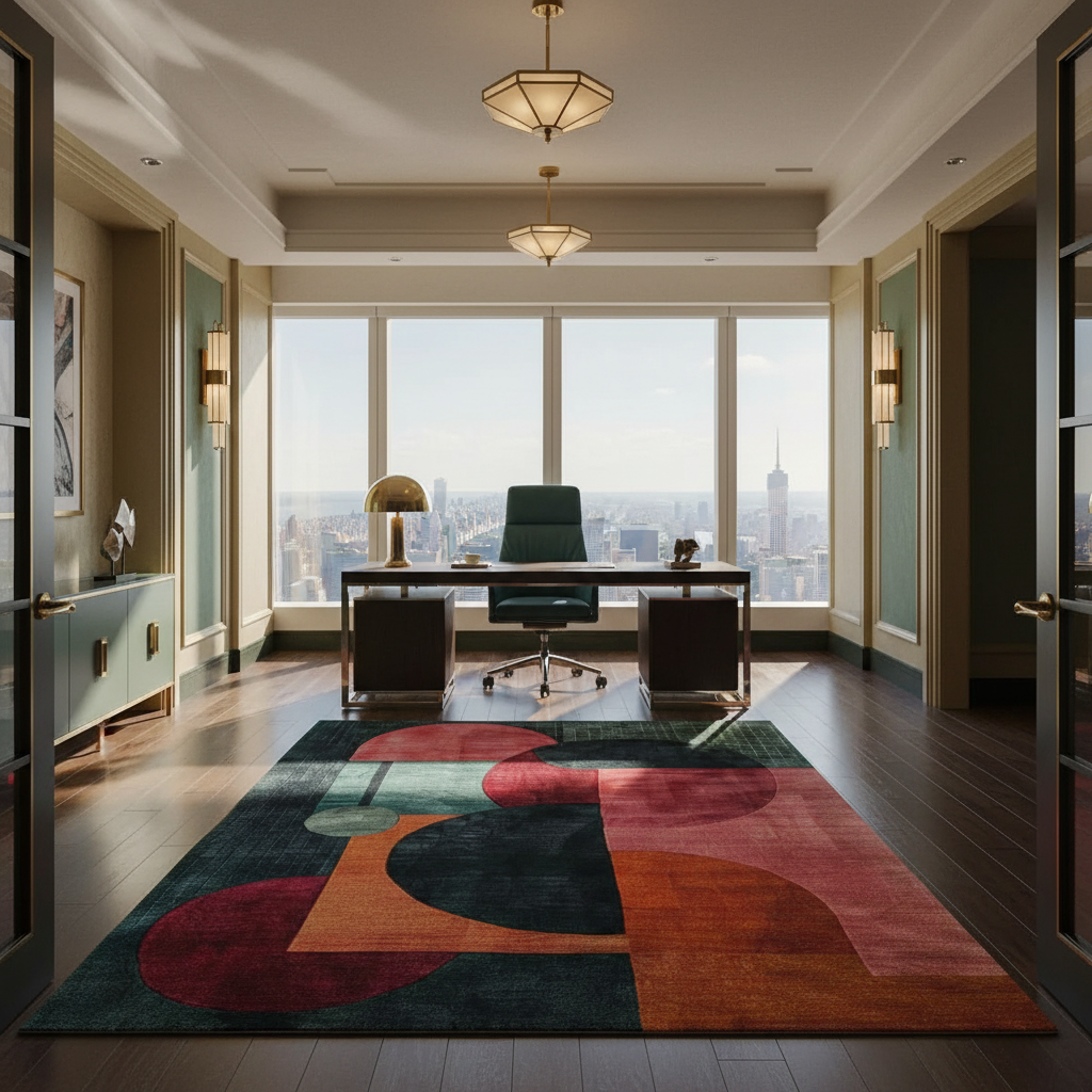 Creative Chaos Hand Tufted Wool Rug