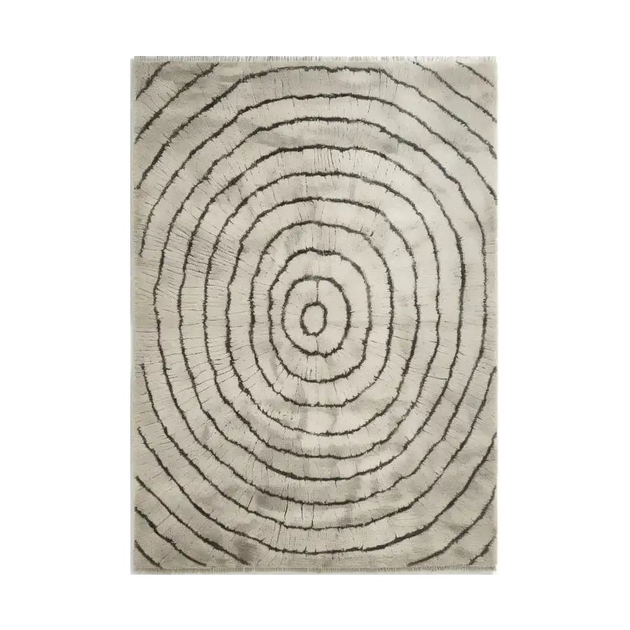 Cyclic Whisper Knotted Wool Rug