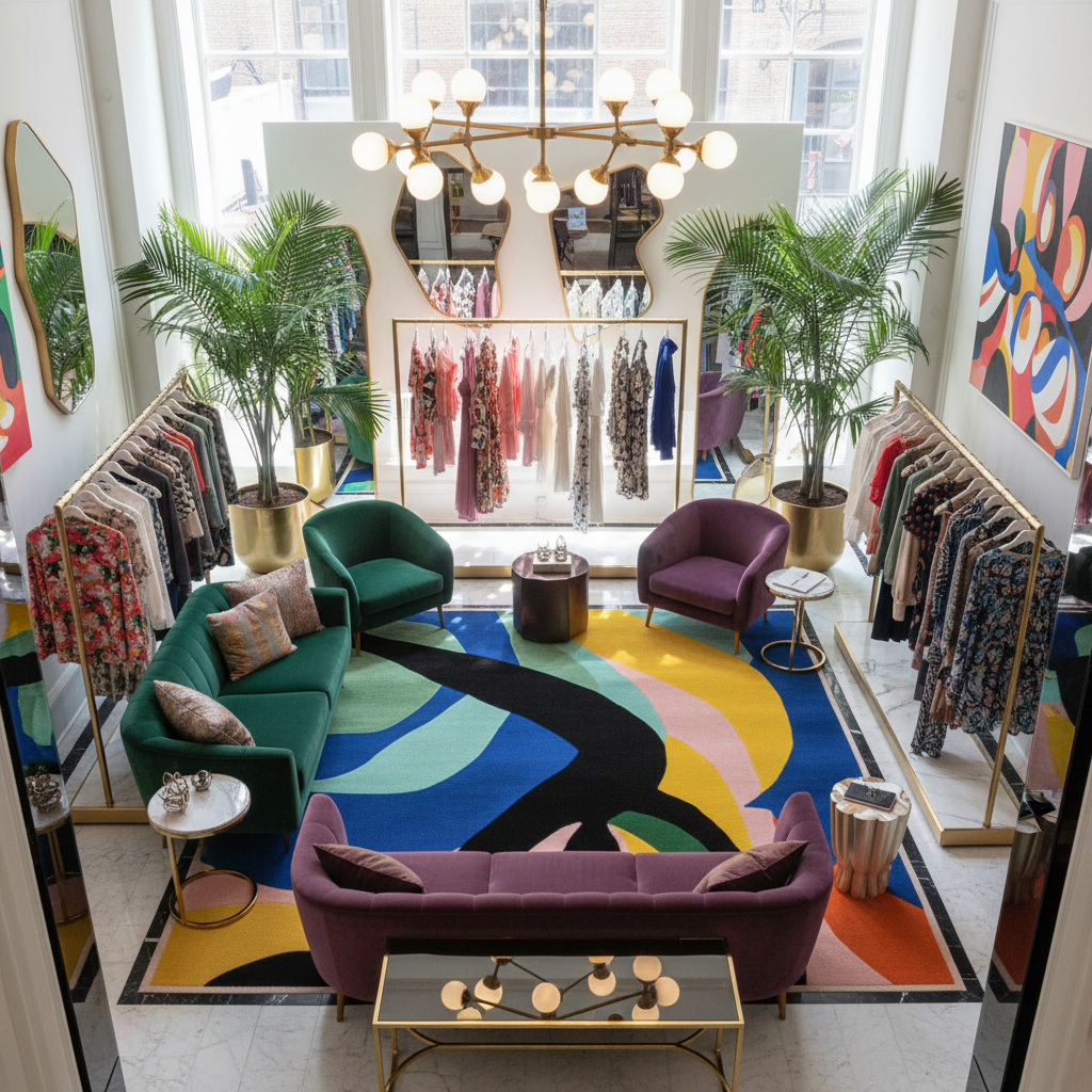 Dancing Shadow Hand Tufted Rug