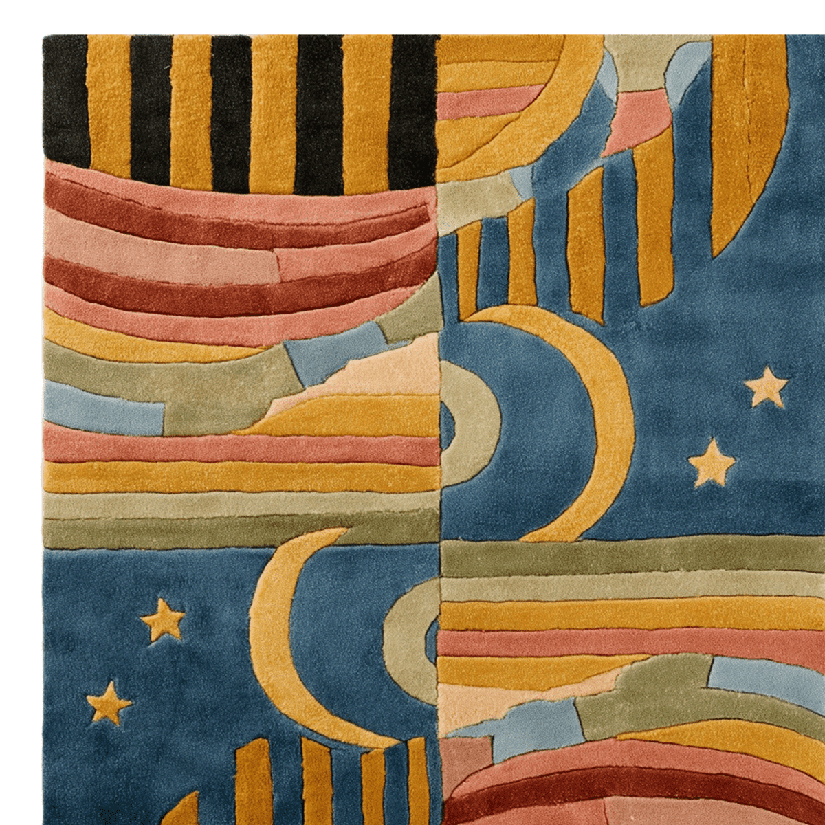 Day and Night Hand Tufted Wool Rug 5 - 1001 Knots