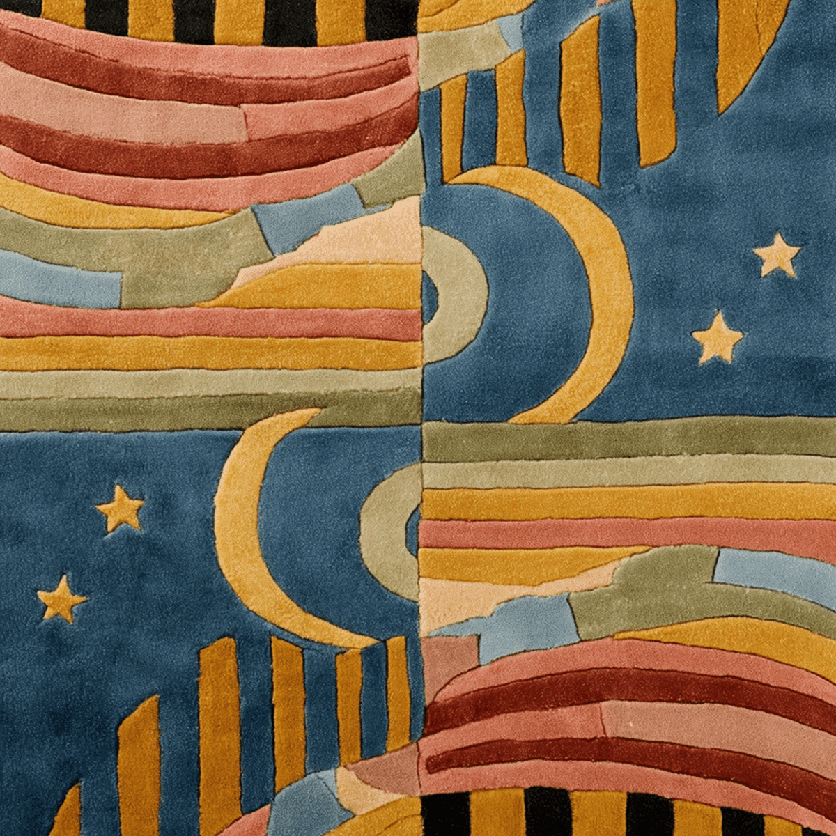 Day and Night Hand Tufted Wool Rug 4 - 1001 Knots