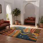 Day and Night Hand Tufted Wool Rug 2 - 1001 Knots