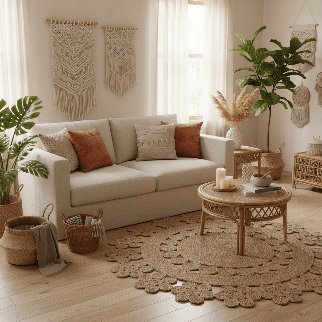 Desi Braided Round Jute Rug