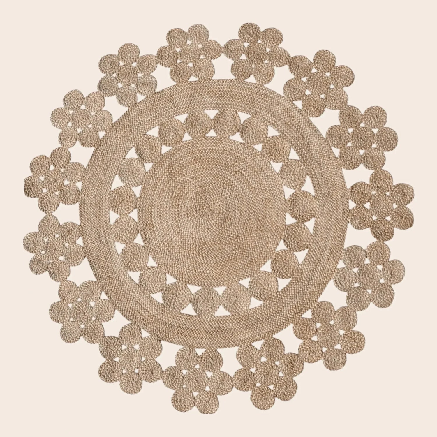 Desi Braided Round Jute Rug