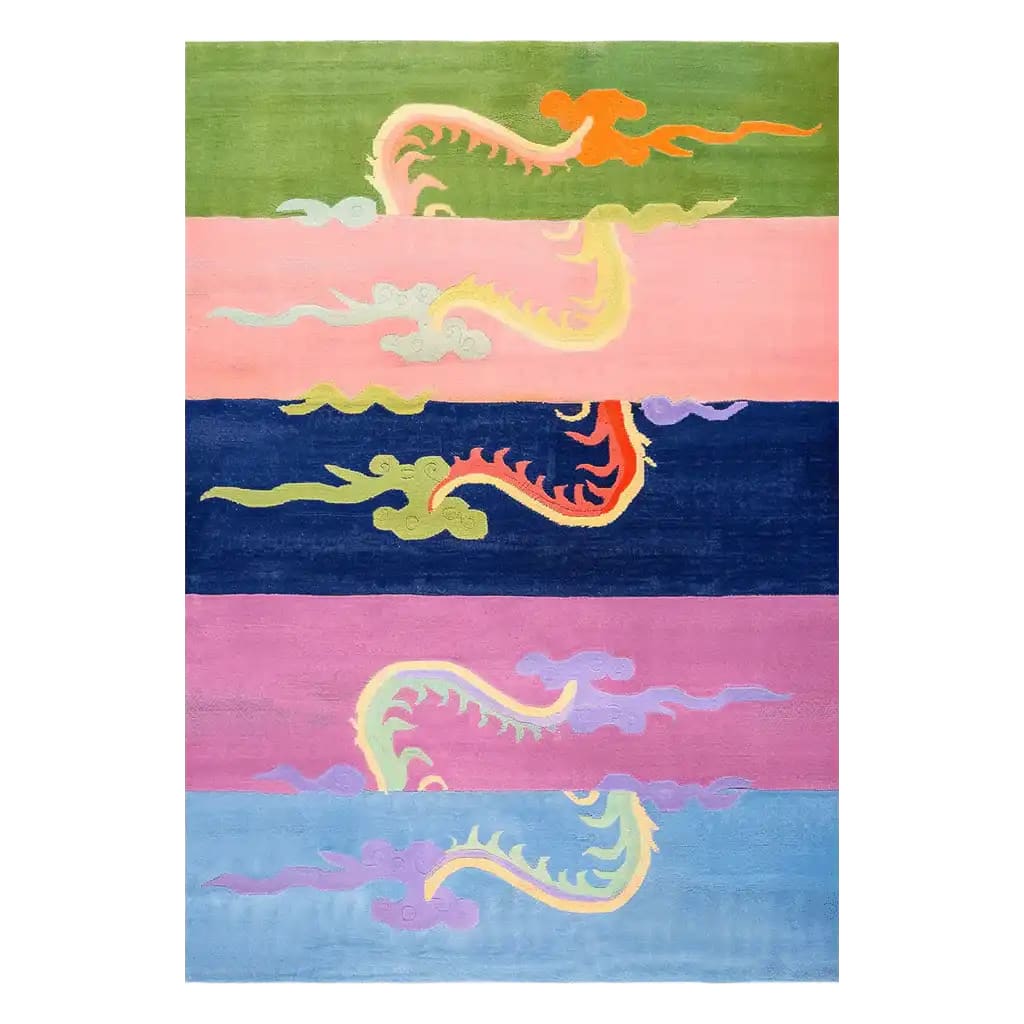 Dragon Horizon Symphony Hand Tufted Wool Rug
