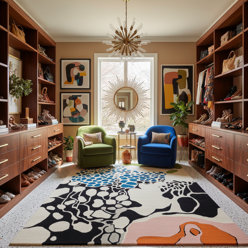 Dream Current Flow Hand Tufted Rug