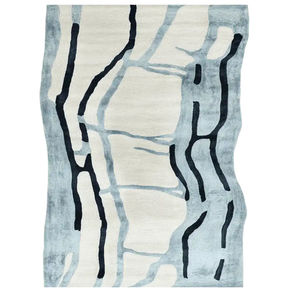 Drifting Lines Hand Tufted Rug