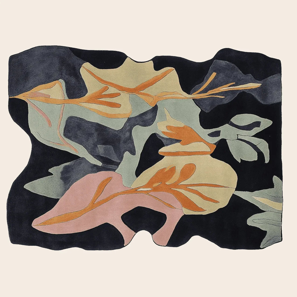 Dusky Forest Whisper Hand Tufted Rug - rug
