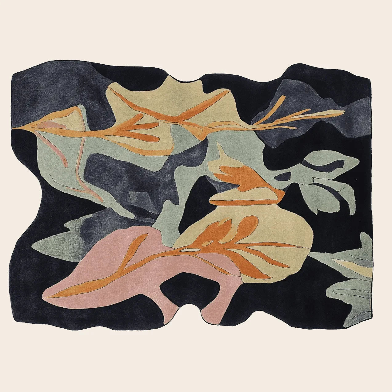 Dusky Forest Whisper Hand Tufted Rug - rug