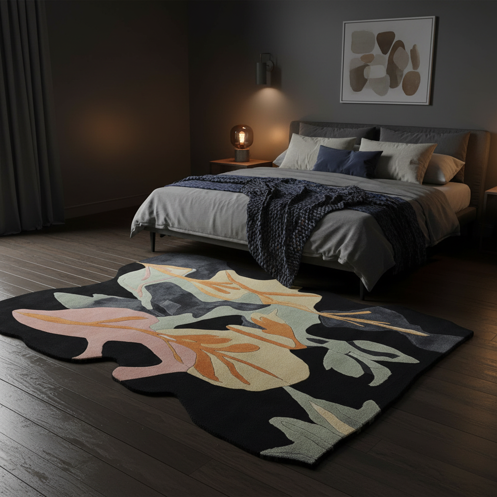 Dusky Forest Whisper Hand Tufted Rug