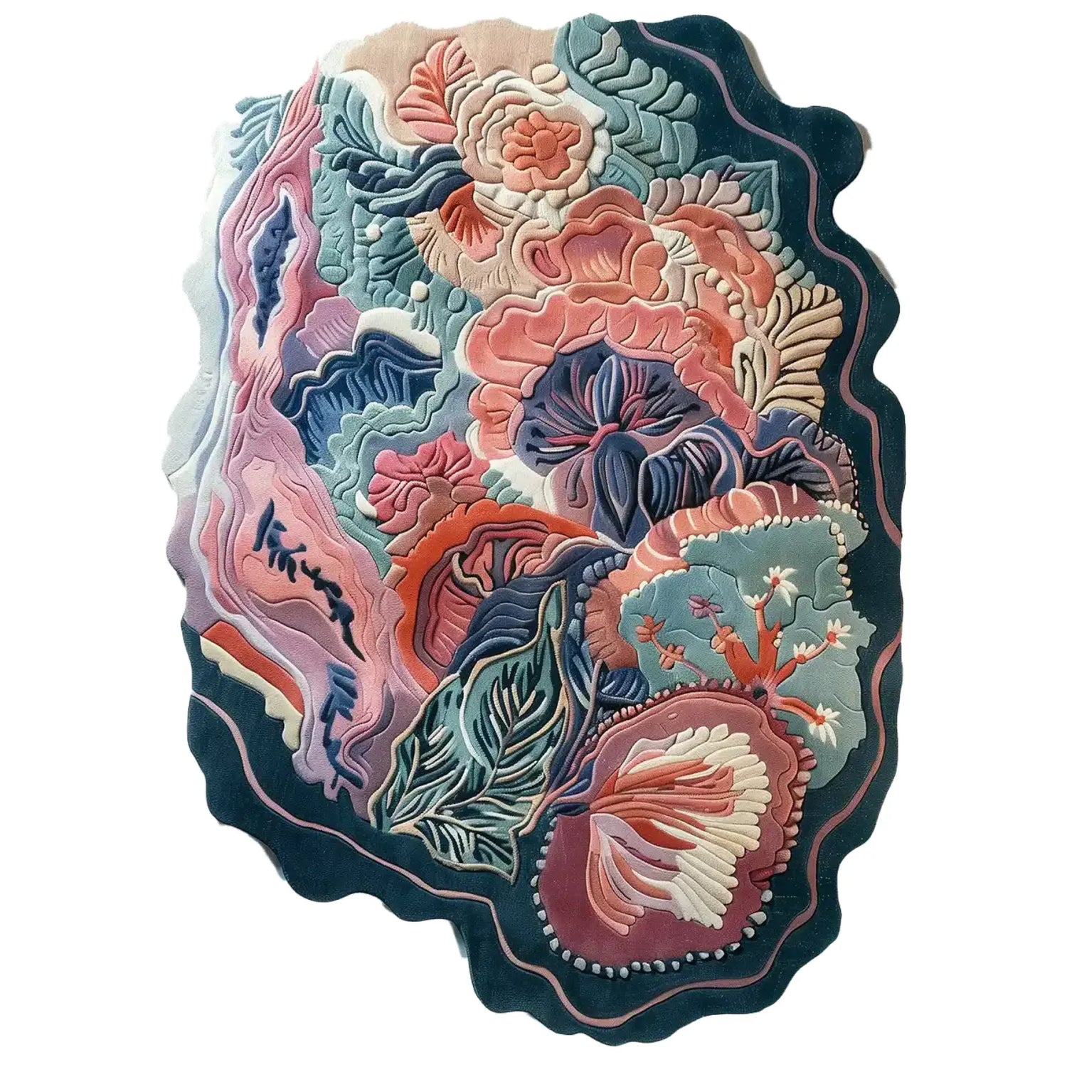 Eclectic Garden Hand Tufted Wool Rug