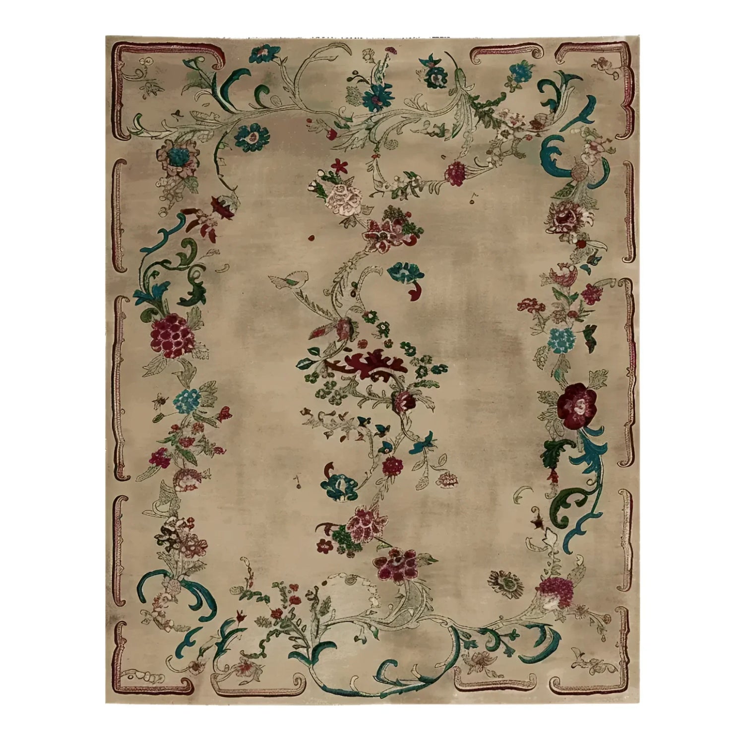 Empire Blossom Hand Knotted Rug