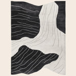 Erosion Stream Veins Hand Tufted Rug - rug