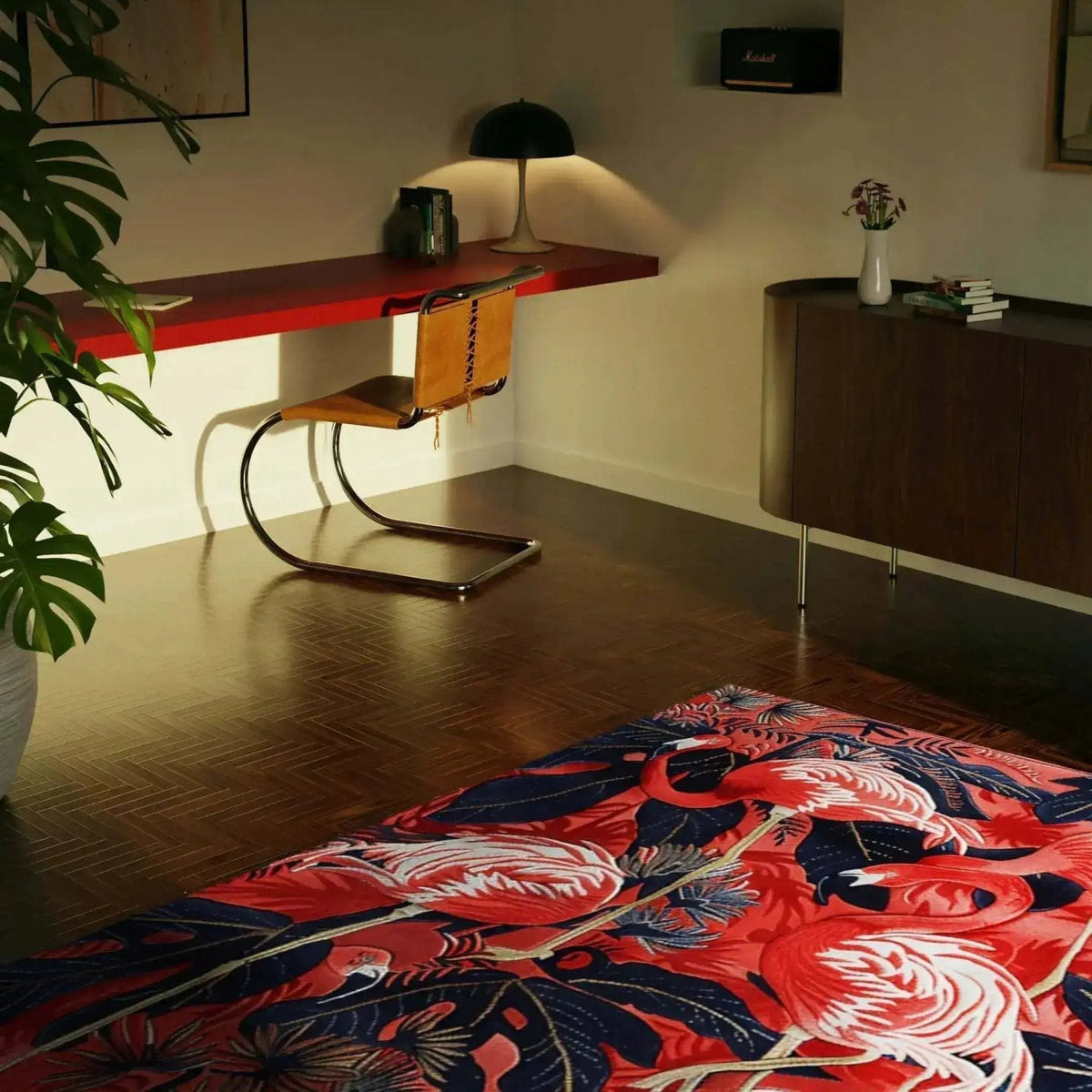 Flamingo Fiesta Hand Tufted Rug 3 - 1001 Knots