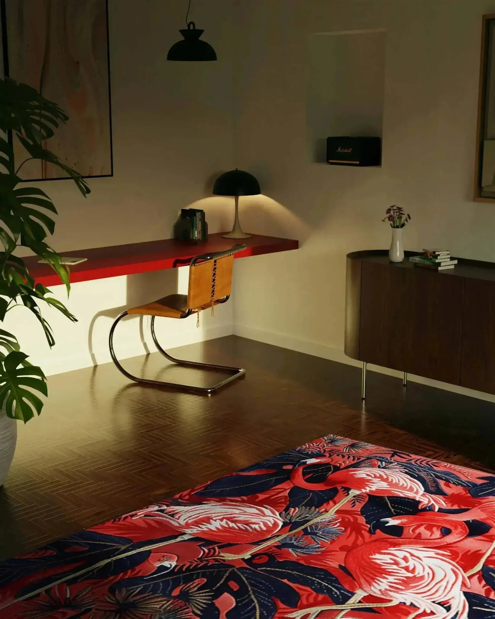 Flamingo Fiesta Hand Tufted Rug 4 - 1001 Knots