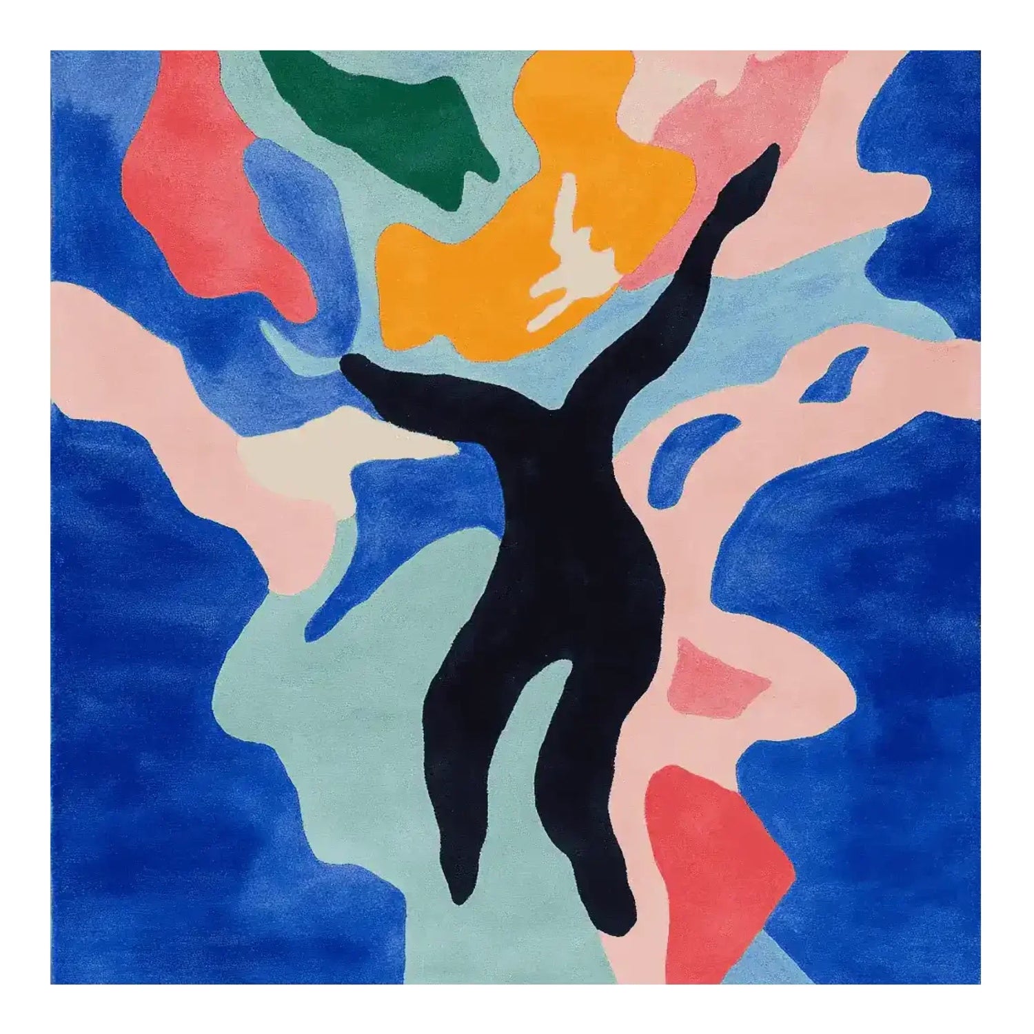 Floating Form Field Hand Tufted Rug