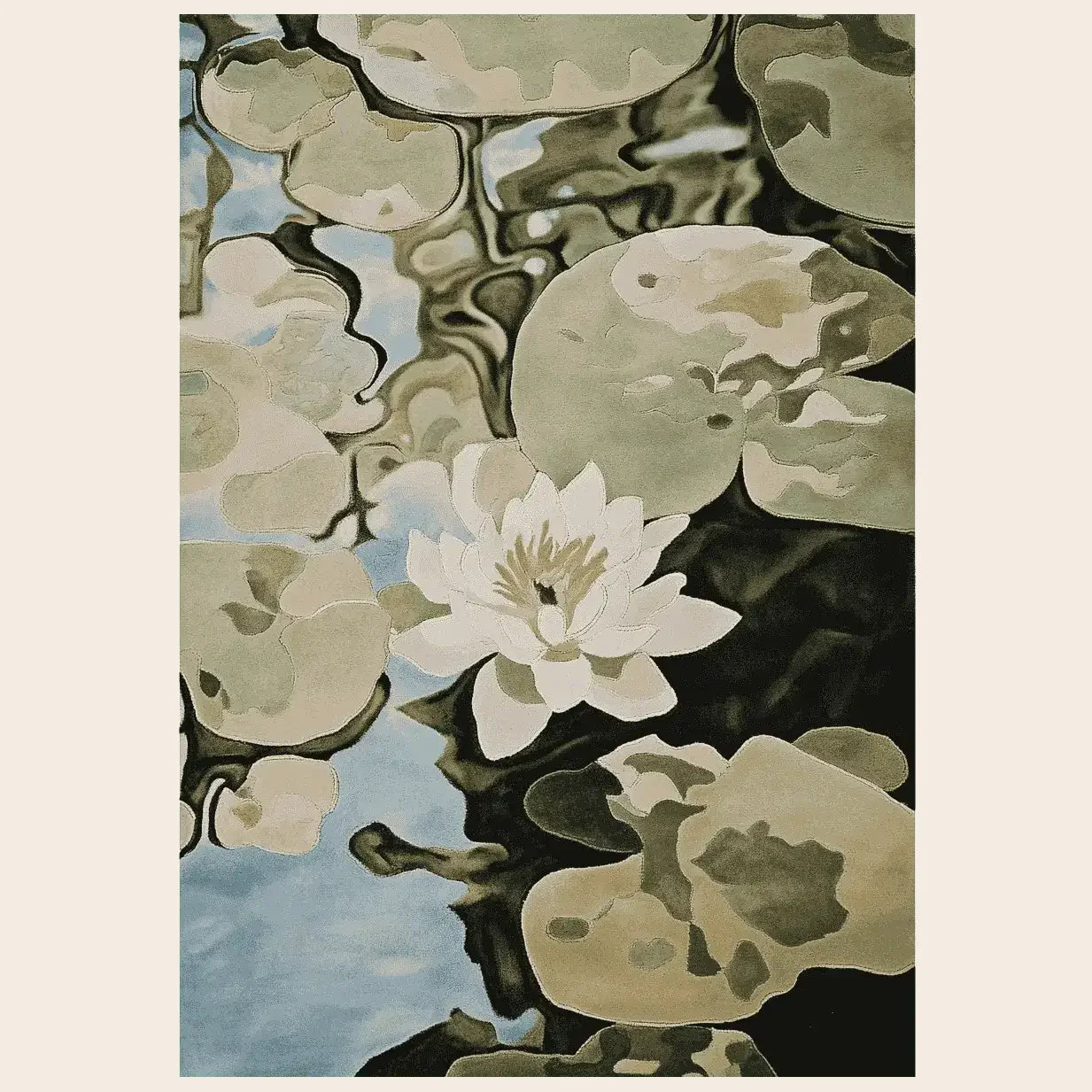 Floating Petal Dreams Tufted Rug - rug