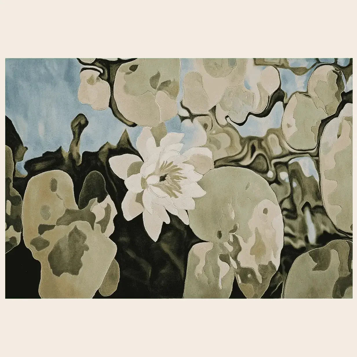 Floating Petal Dreams Tufted Rug - rug