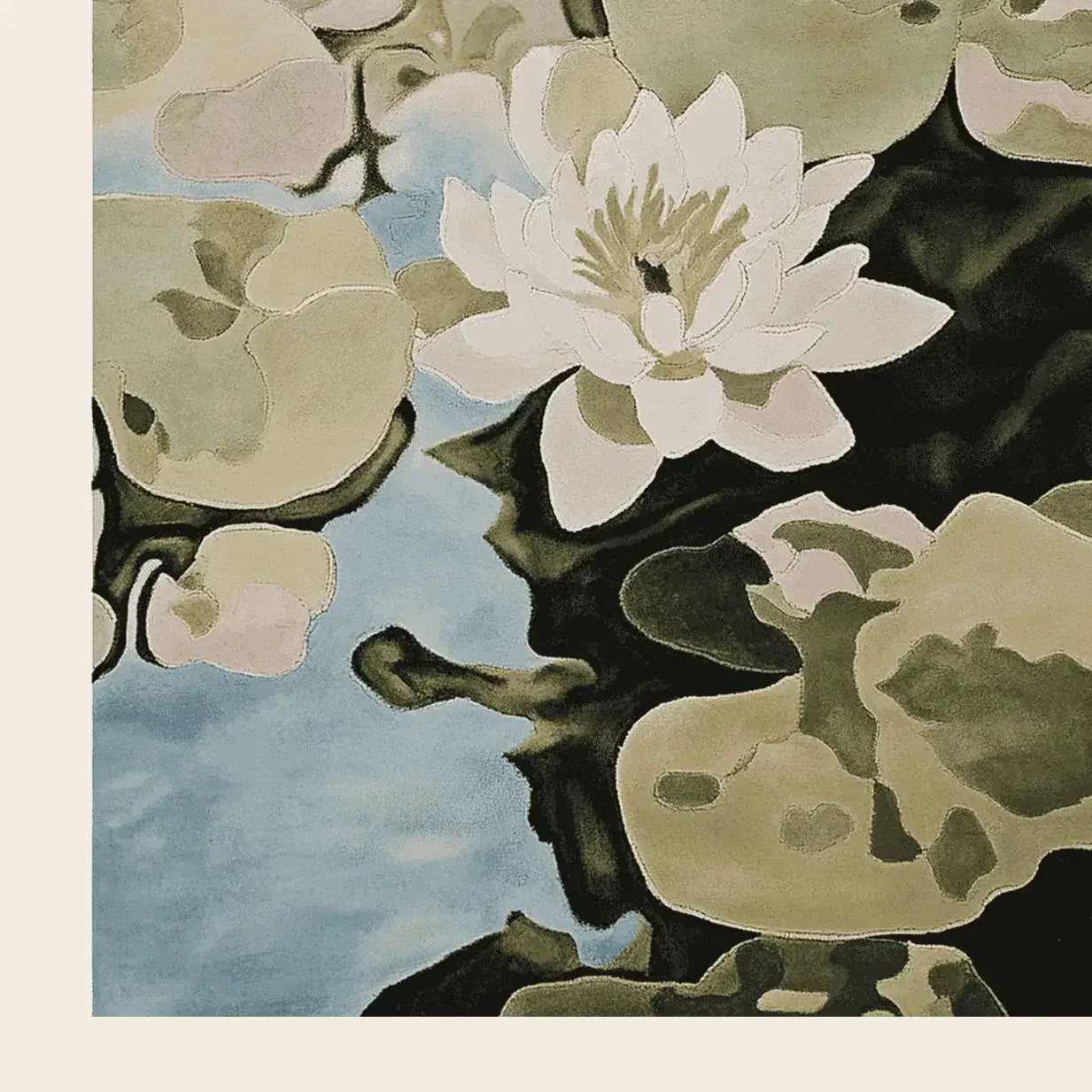 Floating Petal Dreams Tufted Rug - rug