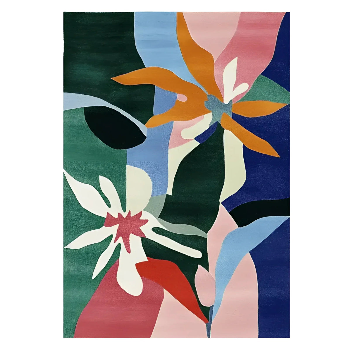 Flora Flutter Hand Tufted Rug 8 x 10 ft 9 - 1001 Knots