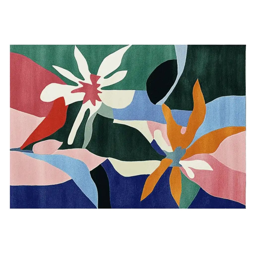 Flora Flutter Hand Tufted Rug 8 x 10 ft 4 - 1001 Knots