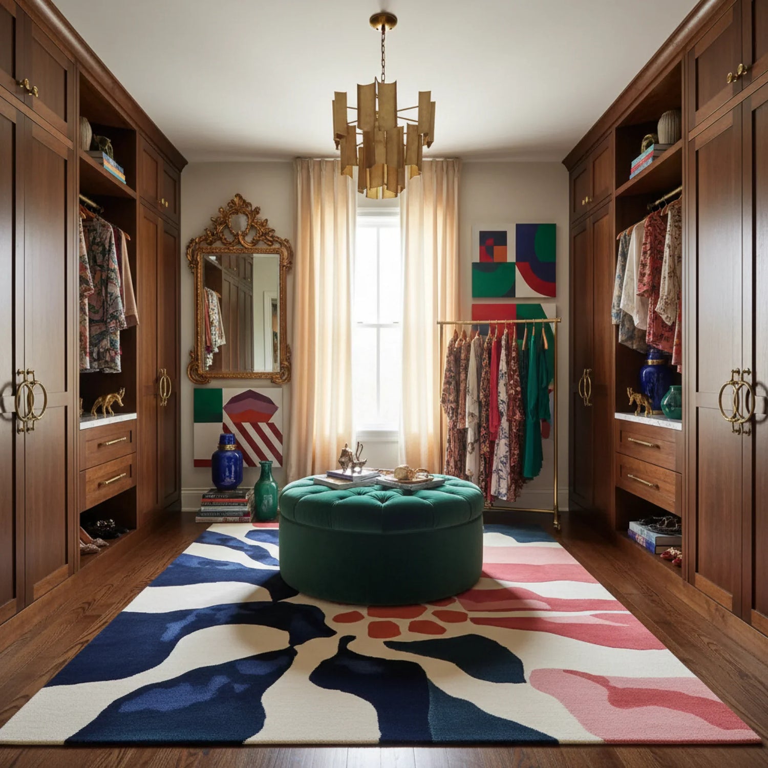 Fluid Form Garden Hand Tufted Rug