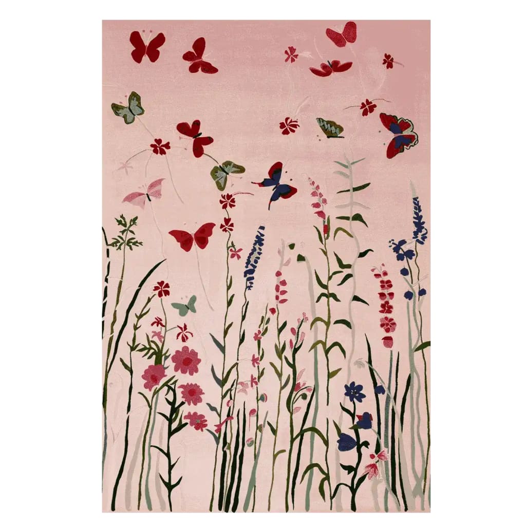 Fluttering Serenity Hand Tufted Rug
