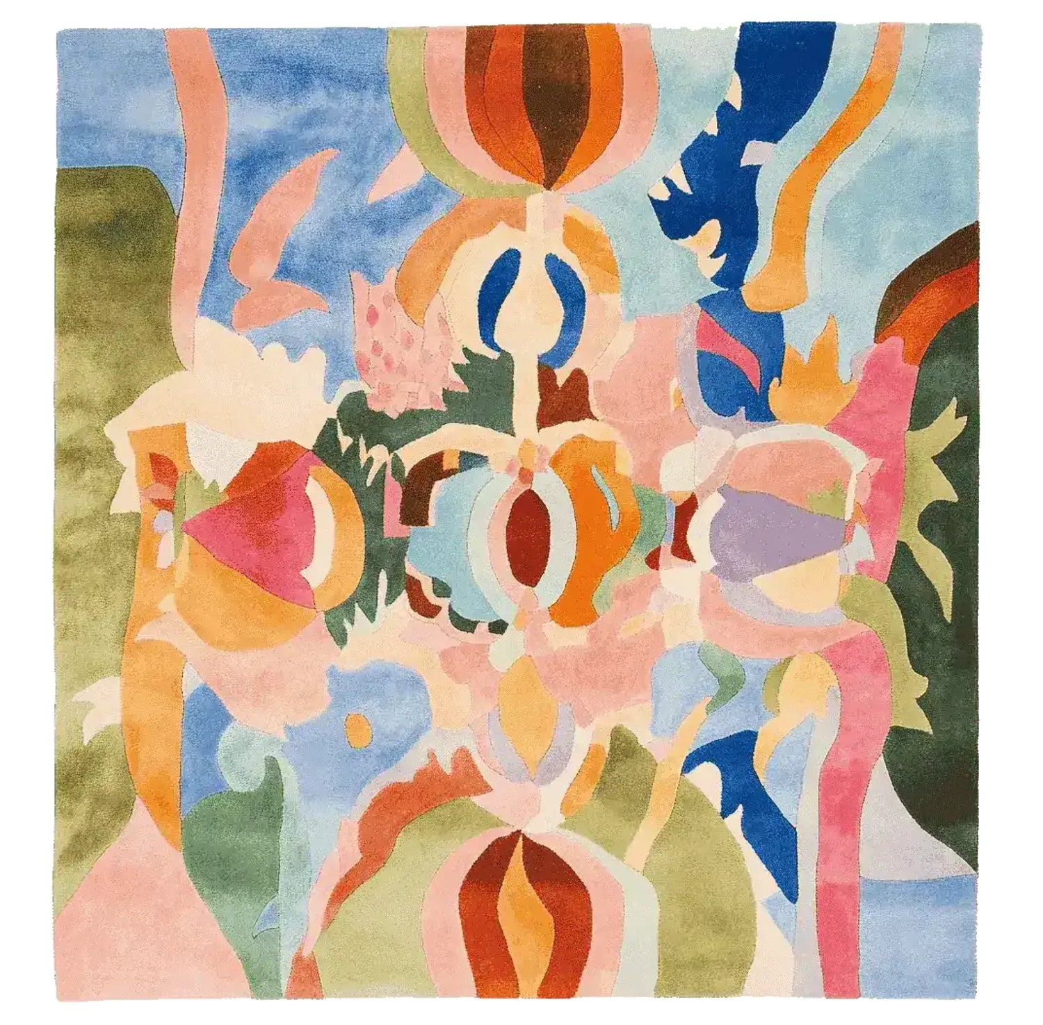 Fractal Memory Hand Tufted Rug