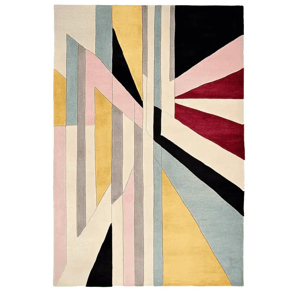 Fractured Light Hand Tufted Rug