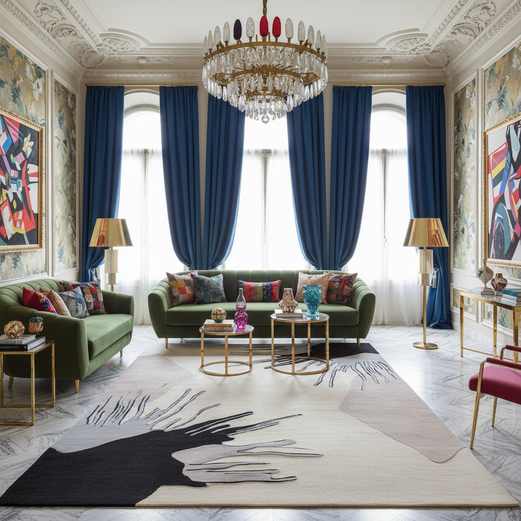 Fringe Flow Hand Tufted Rug