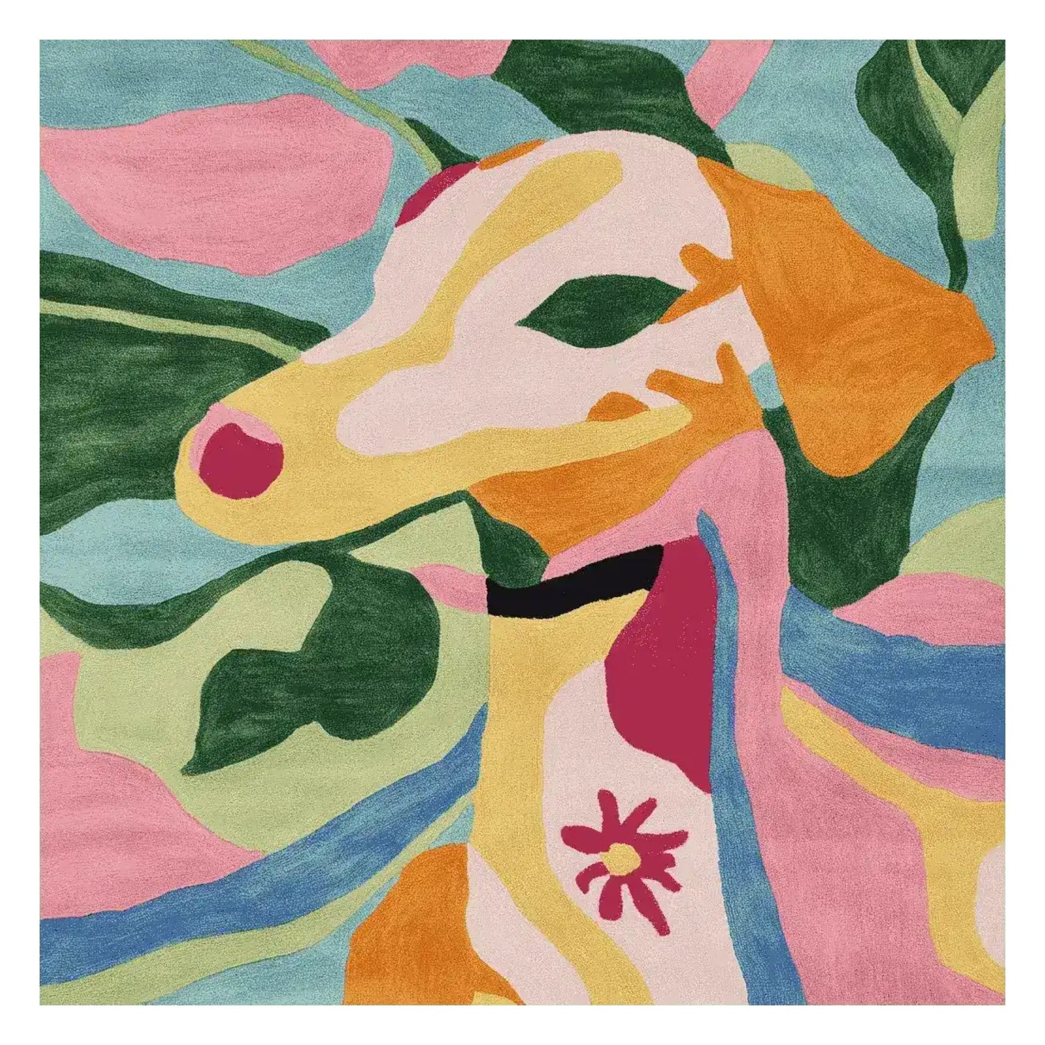 Funky Dog Days Hand Tufted Rug