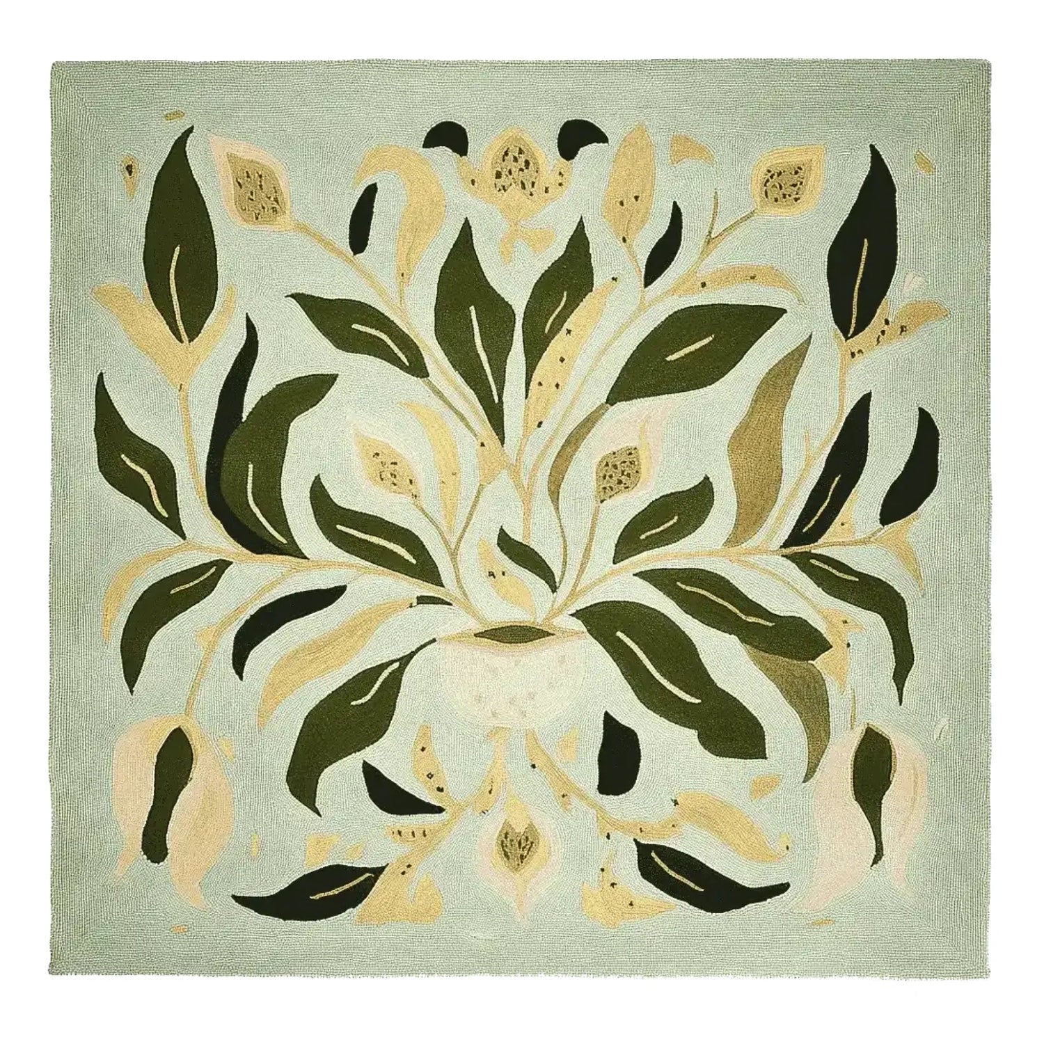 Garden Drift Form Hand Tufted Rug