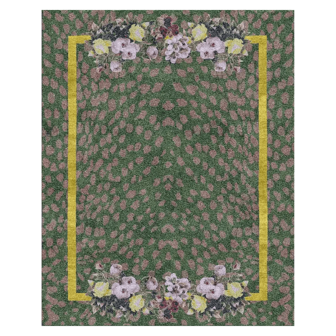 Garden of Courage Hand Tufted Rug - Night 1 - 1001 Knots