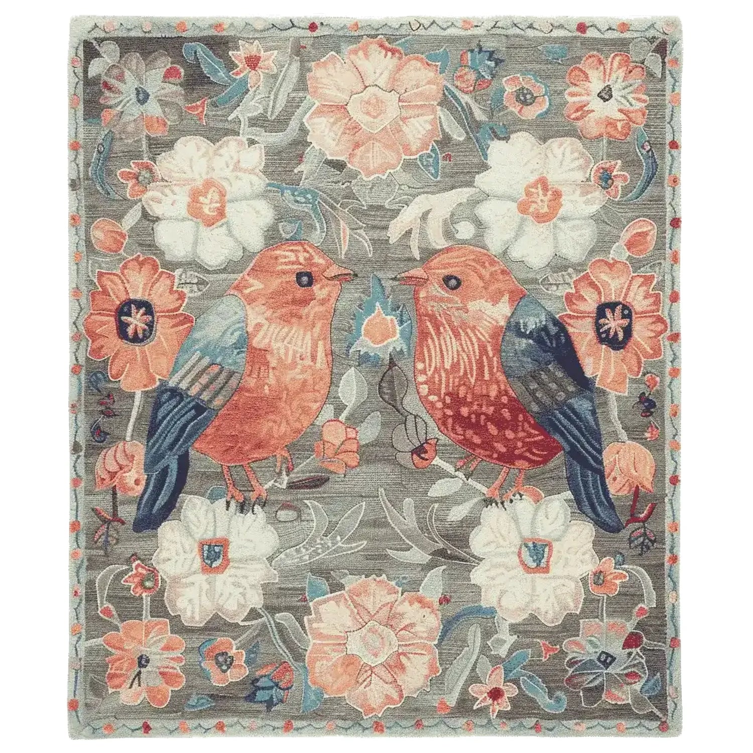 Garden of Song Whispers Hand Tufted Rug