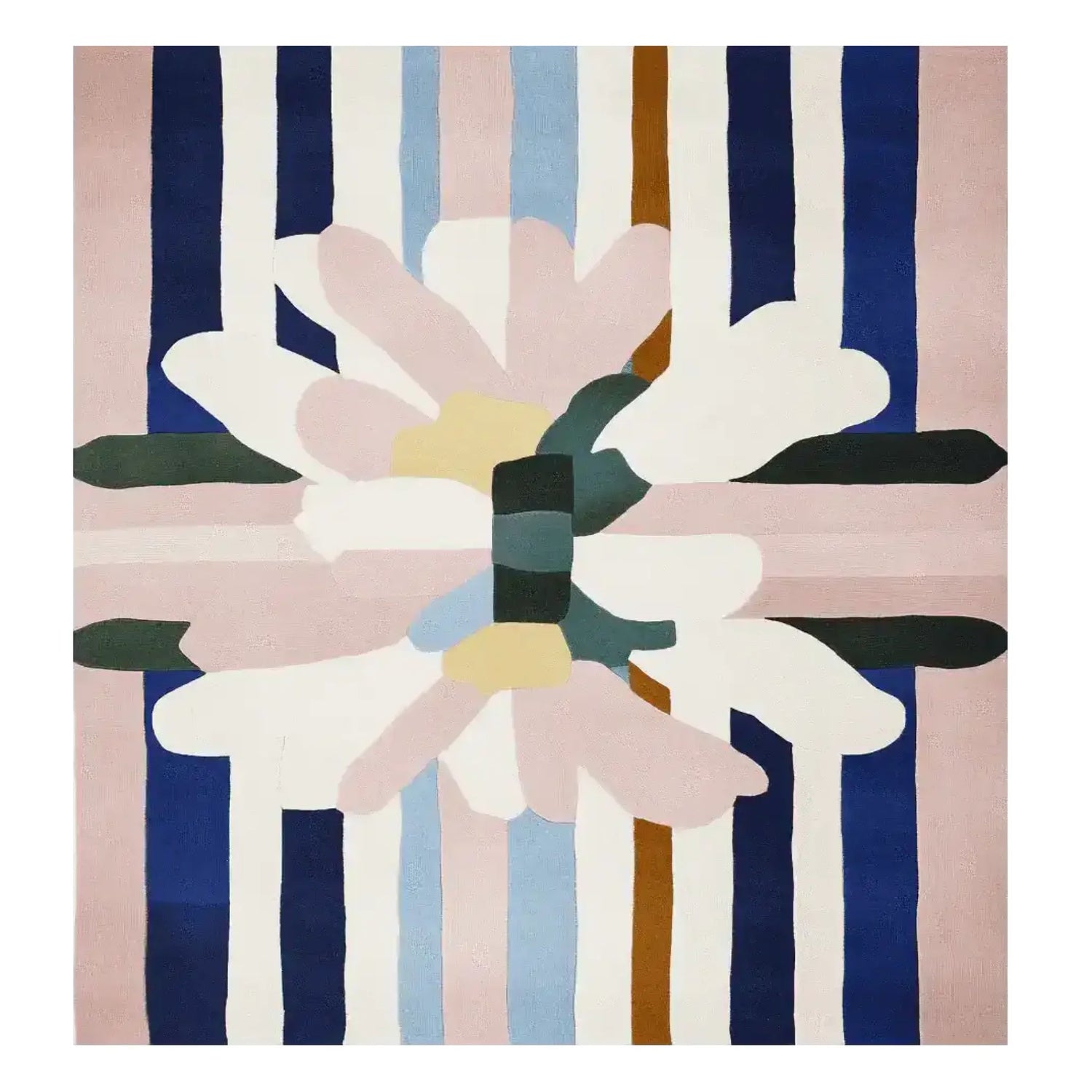 Geometric Balance Flow Hand Tufted Rug