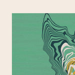 Gilded Green Marble Flow Hand Tufted Wool Rug