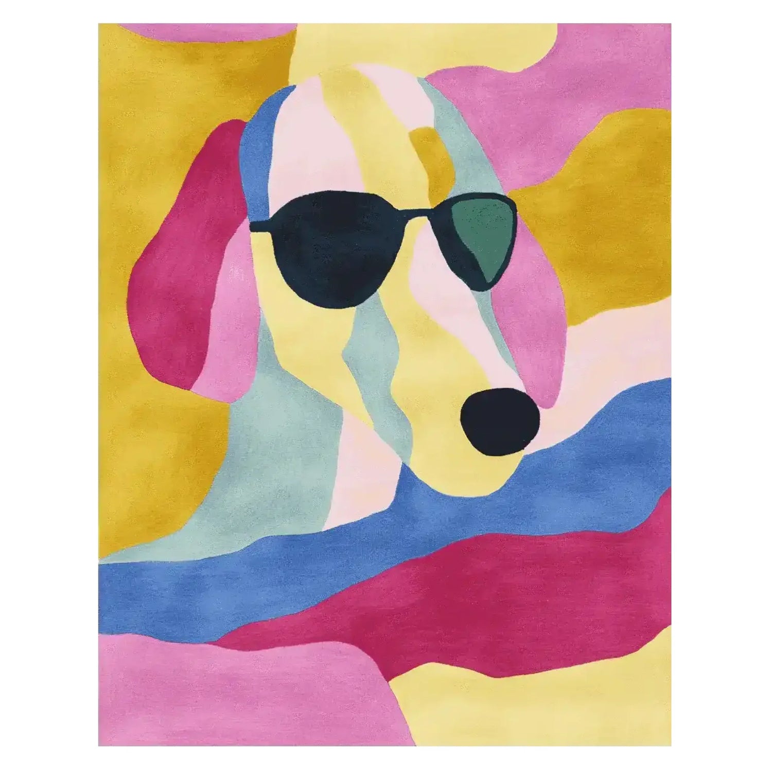 Glam Pup Mood Hand Tufted Rug