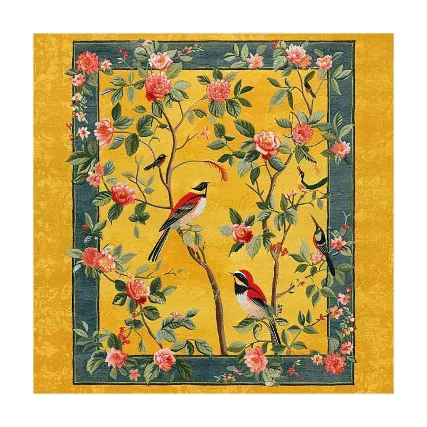 Golden Hour Chinoiserie Hand Tufted Rug