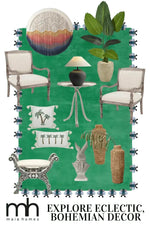 Green Bees Love Hand Tufted Wool Rug 6 - 1001 Knots