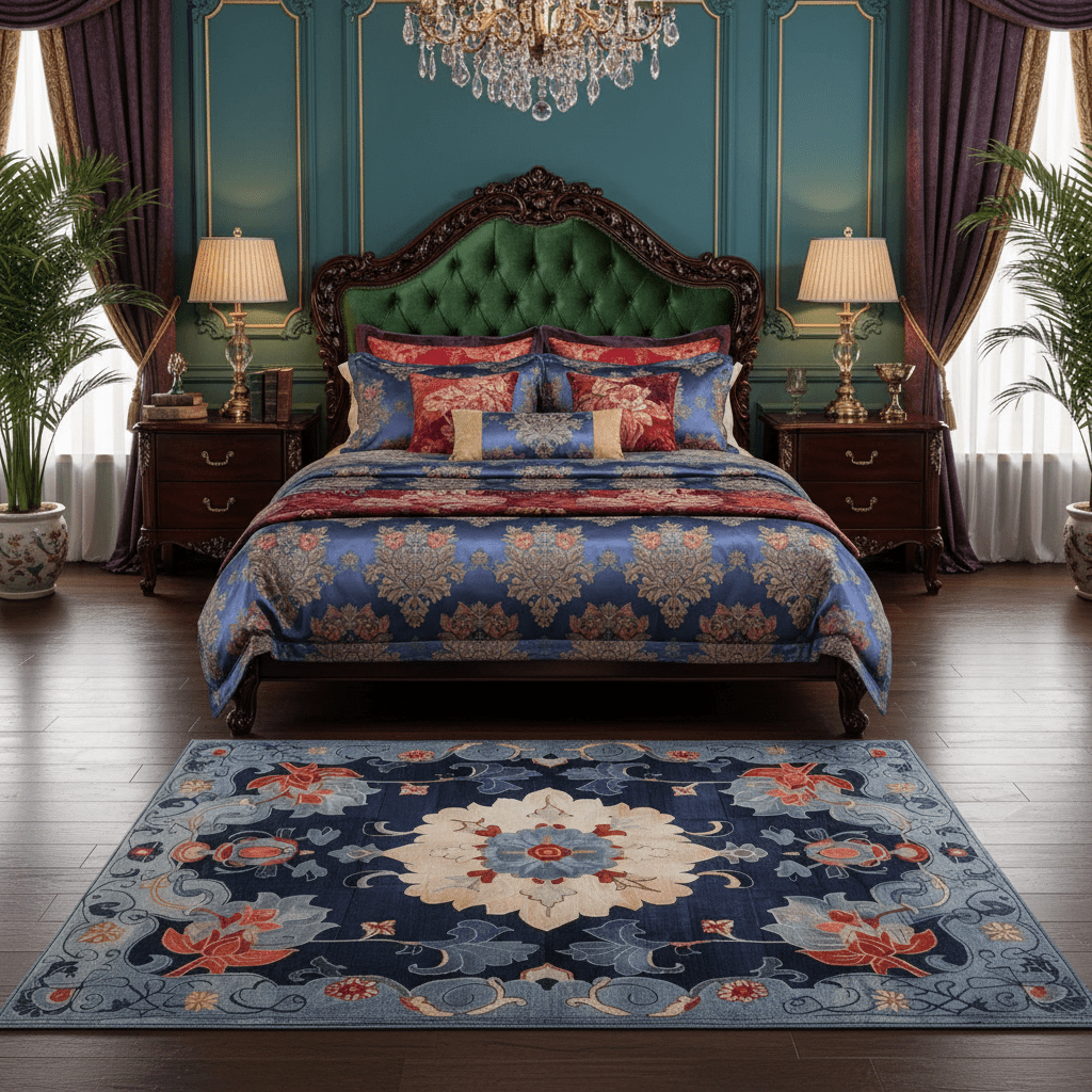 Imperial Garden Hand Tufted Rug 3 - 1001 Knots