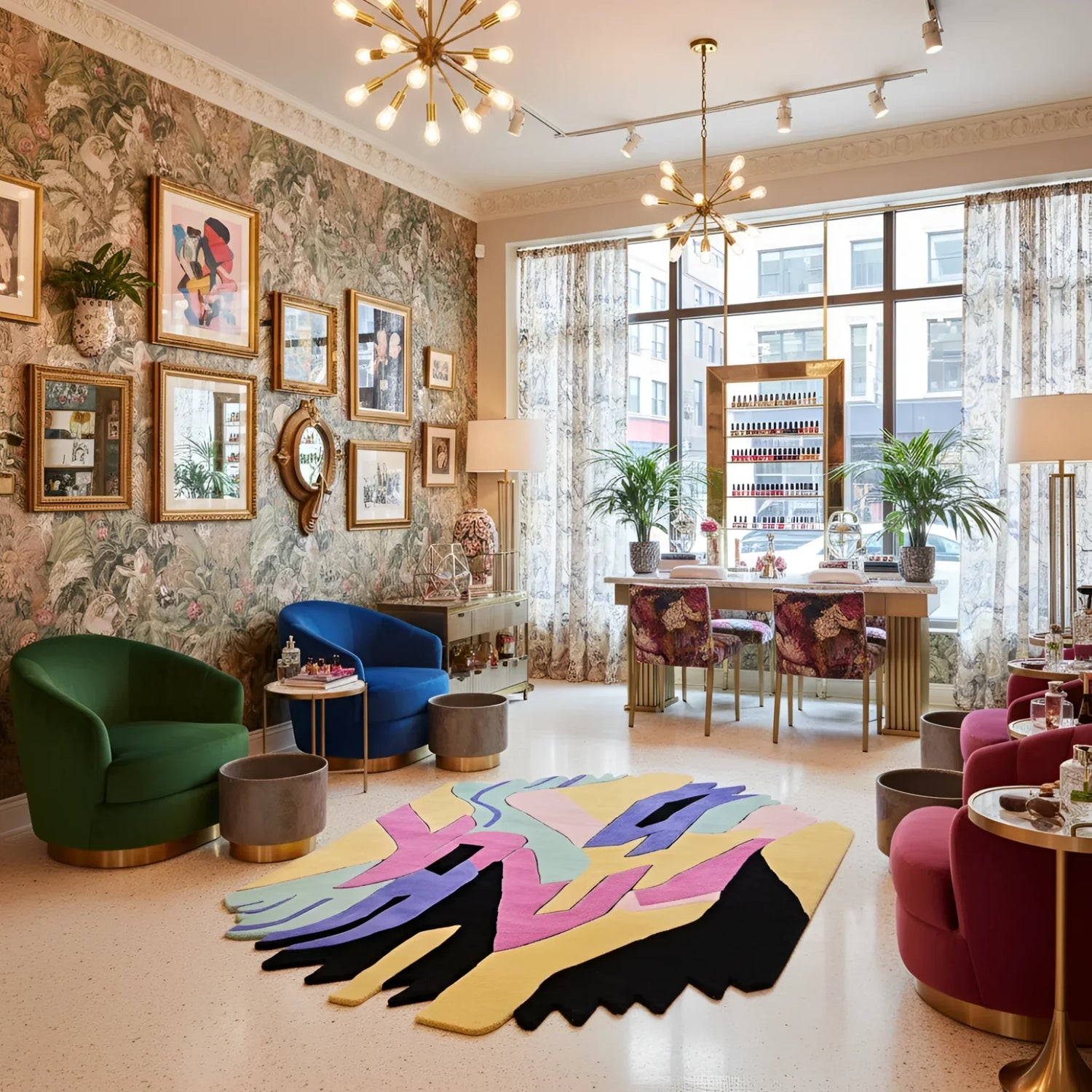 Jagged Rhythm Dream Hand Tufted Rug